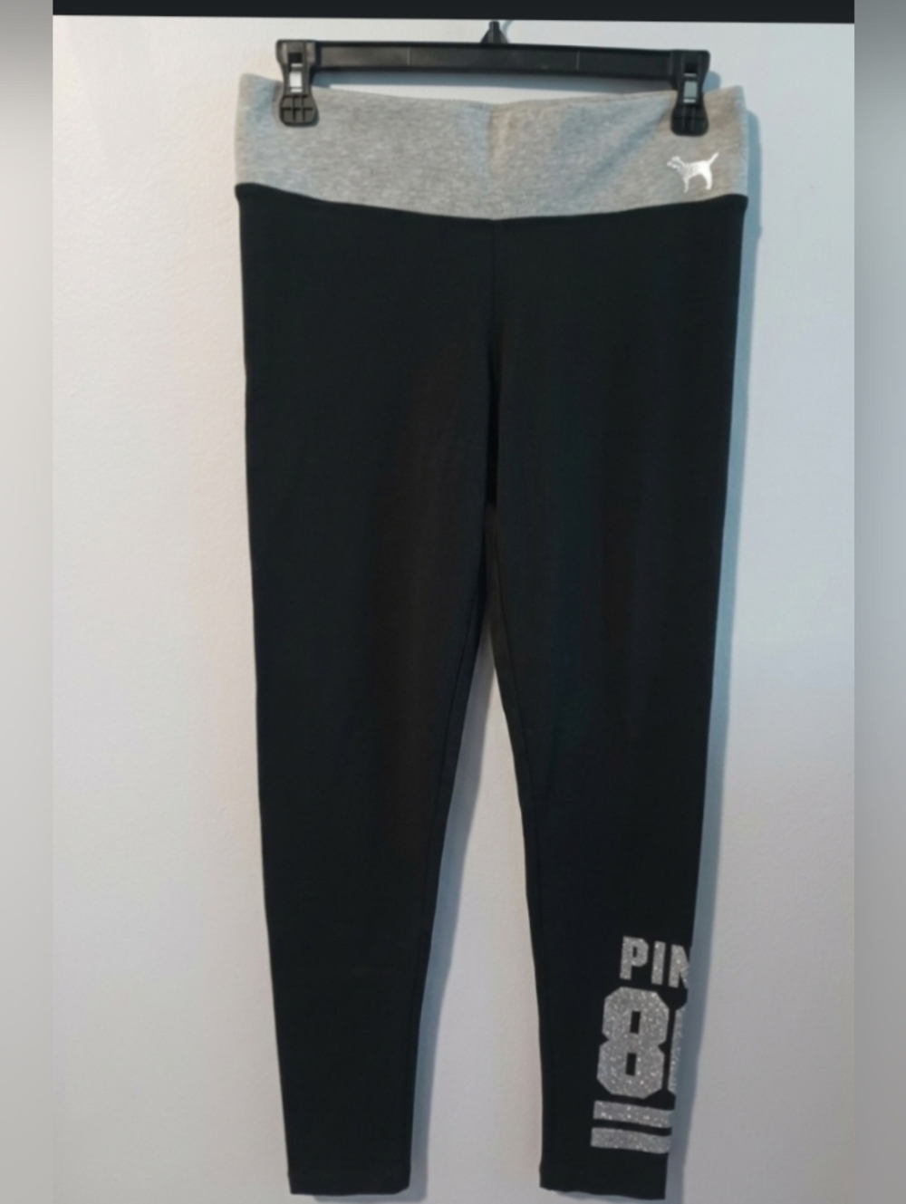 PINK Victoria Secret Rhinestone Bling Leggings NWOT